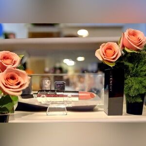 Givenchy Rouge Interdit Satin Lipstick 25 Rose Caprice 3.5g NIB!.